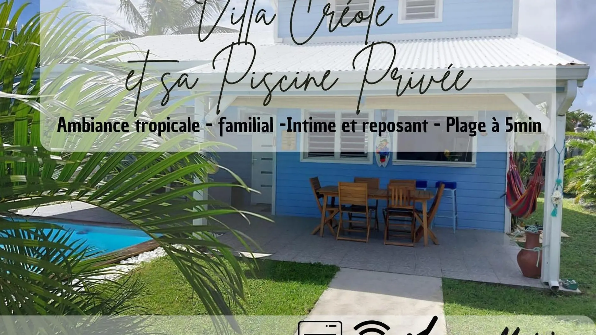 Villa Creole -Marina C0Nciergerie Saint-Francois